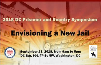 2018 DC Prisoner and Reentry Symposium Image